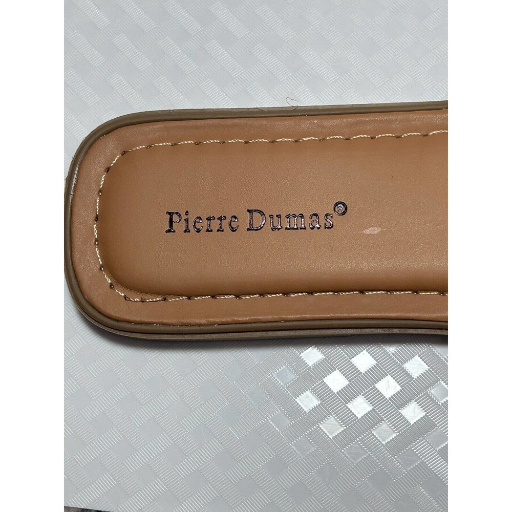 Pierre Dumas Studded Sandal in New Tan~Size 8 - Picture 10 of 13